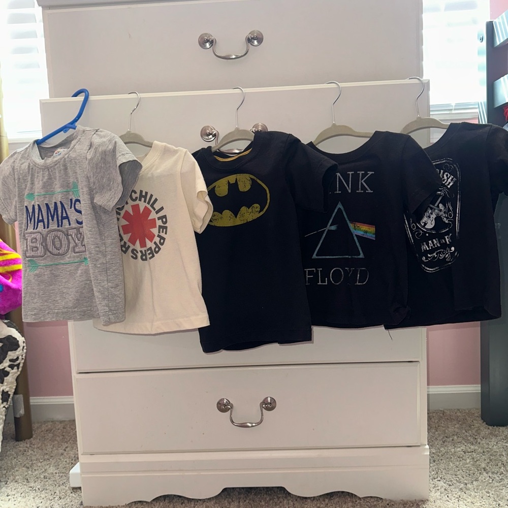 Bundle of 5 boys shirts